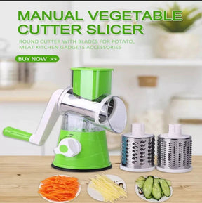 Tabletop Drum Grater Manual Vegetable Cutter